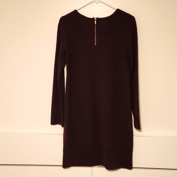 Adrienne Vittadini Merino Wool Blend Long Sleeve Sweater Dress Size M - Picture 2 of 11